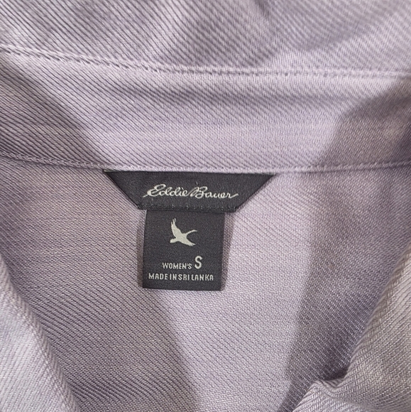 Eddie Bauer Lavender Button Down Shirt - Picture 2 of 7
